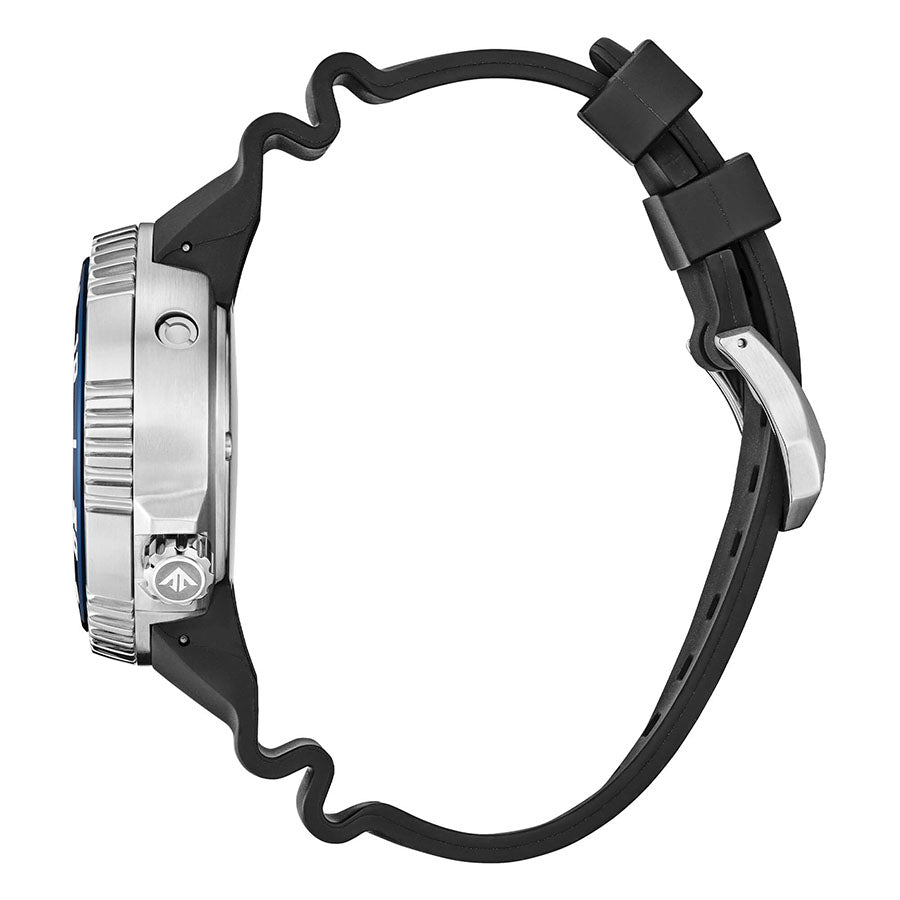 Diver's Eco Drive 300 mt Gas Diver Unite with Blue L.E.