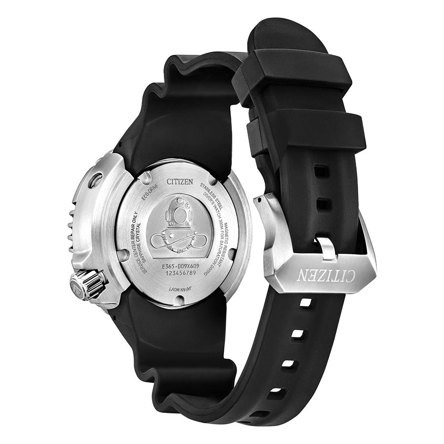 Diver's Eco Drive 300 mt Gas Diver Unite with Blue L.E.