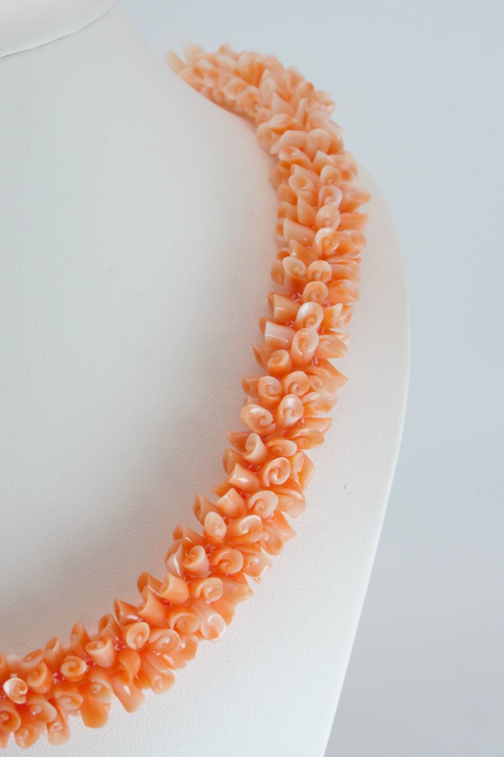 Collana in corallo naturale rosa