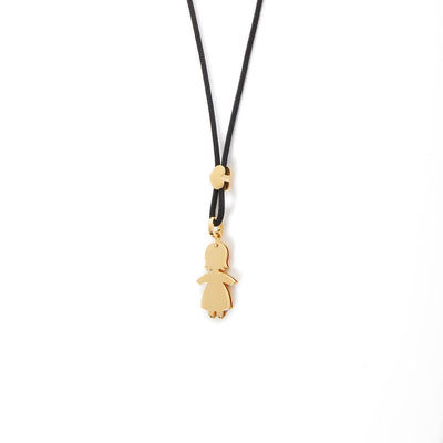 Unoaerre Medium girl gold pendant necklace - 415FFH9820001