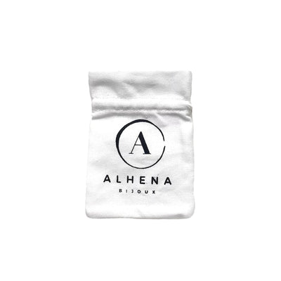 Alhena Bijoux Catherine malachite earrings - AX3