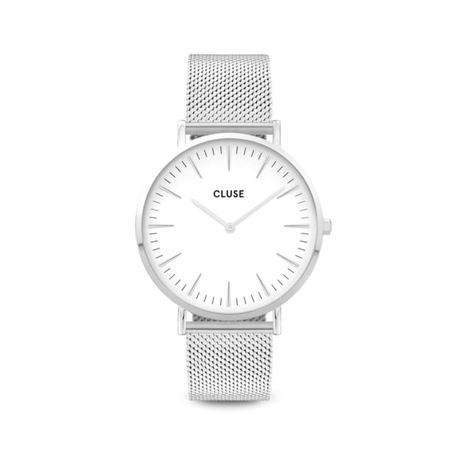 Cluse Boho Chic Mesh White, Silver Colour - CW0101201002