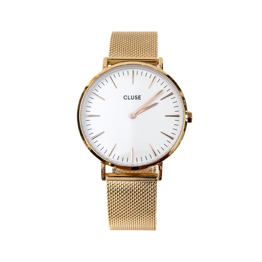 Cluse Boho Chic Mesh White, Rose Gold Color - CW0101201001