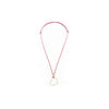 Unoaerre Necklace with heart pendant in gold and red cord - 415FFH9720002