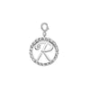 Miluna Charm pendente in argento e topazi - PFD857-A