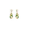 Unoaerre Earrings with green enamel - 007EXO0021001